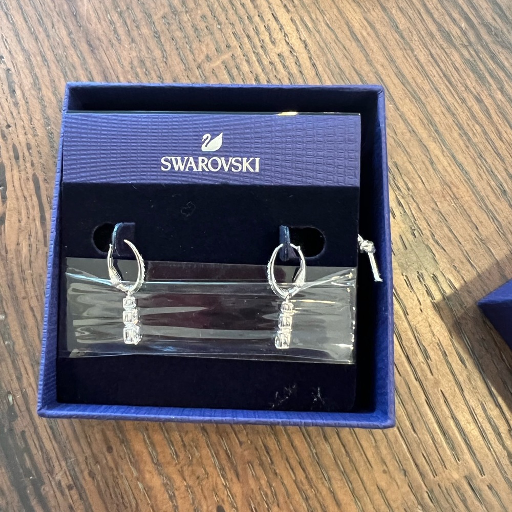 Brand new Swarovski crystal drop earrings.